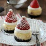 Santa hat Mini Cheesecake