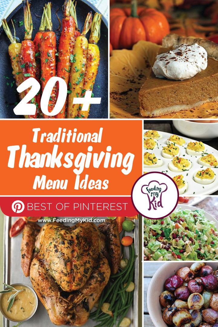 20+ Traditional Thanksgiving Menu Ideas