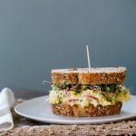 Radish And Egg Salad Sandwiches