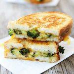 Roasted Broccoli and Grilled Cheese Melt