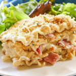 chicken cordon bleu lasagna