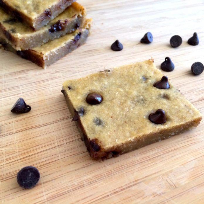 Annie Recipes- Chocolate Chip Cookie Dough Bars 1