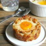 Baked Eggs In Hash Brown Cups