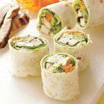 California Style Grilled Chicken Rolls