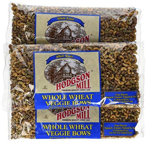 Hodgson Mill Whole Wheat Veggie Bows, 16-Ounce (Pack of 12)
