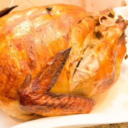 Orange Honey Roasted Whole Chicken with Veggies - Feeding