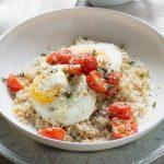 Roasted Tomatoes With Eggs And Quinoa