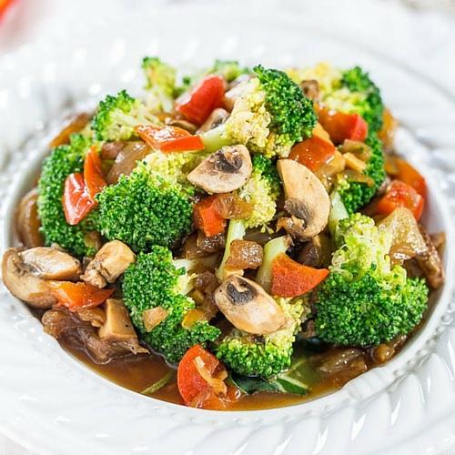 Skinny Broccoli And Mixed Vegetable Stir Fry