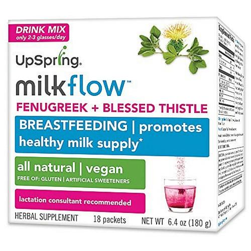 UpSpring Baby Milkflow Fenugreek Blessed Thistle Drink Mix