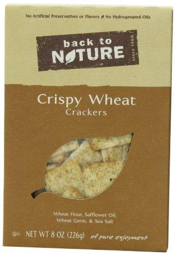 Back To Nature Crispy Wheats Cracker, 8-Ounce Boxes (Pack of 6)