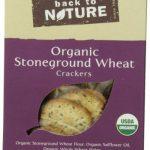 Back To Nature Organic Stone Ground Wheat Crackers, 6-Ounce Boxes (Pack of 6)