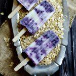 Blueberry Oatmeal Popsicles