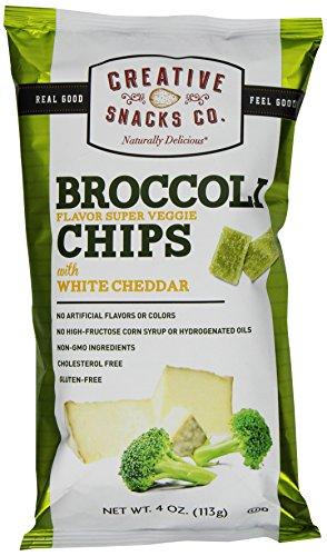 Creative Snacks Super Veggie Chips With White Cheddar, Broccoli, 4.0 Ounce