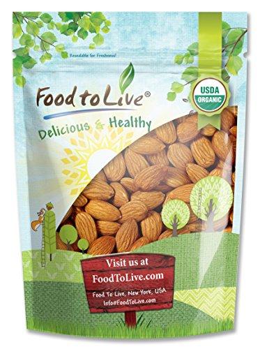 Food To Live ® Organic Almonds (Raw, No Shell, Unpasteurized) (2 Pounds)