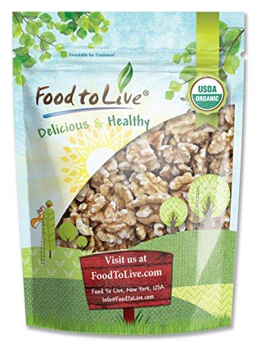 Food To Live ® Organic Walnuts (Raw, No Shell) (2.5 Pounds)