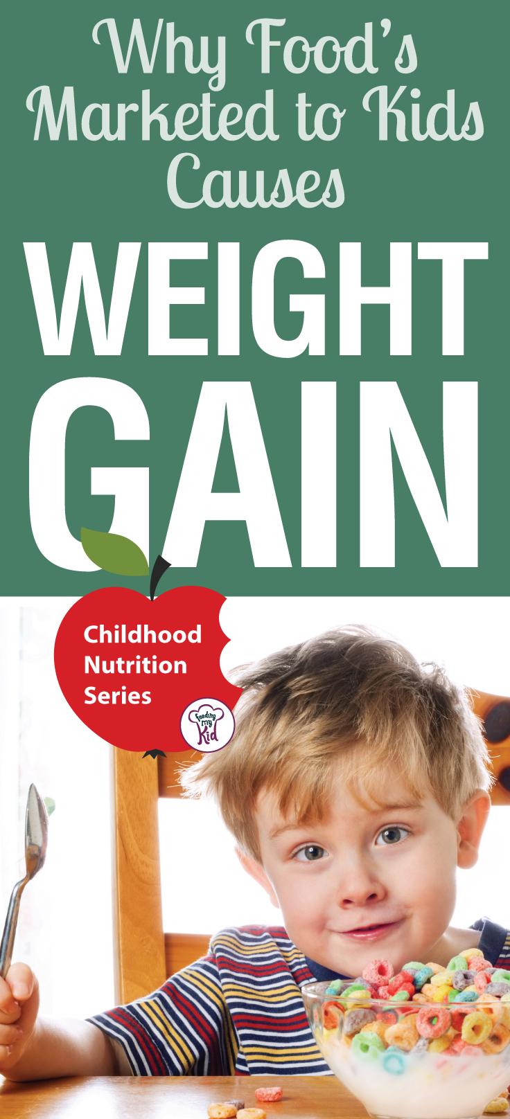 Why Kid's Food Causes Weight Gain in Children - Toucan Sam, Tony the Tiger and the Keebler Elf are all marketing tactics created to help promote a brand and to ultimately manipulate children into demanding these foods. Here are some tactics to get your kids back on track to a healthy lifestyle .