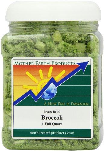 Mother Earth Products Freeze Dried Broccoli, 1 Full Quart