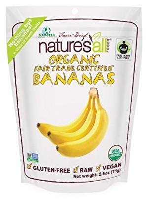 Nature's All Foods Freeze-Dried Bananas, 2.5 Ounce