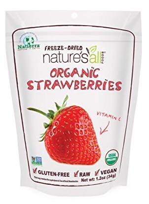 Nature's All Foods Freeze-Dried Strawberries, 1.2 Ounce
