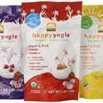 Organic Baby Food Happy Yogis Yogurt Snacks-Banana Mango, Mixed Berry, And Strawberry- 1 oz Packs, 3-Count