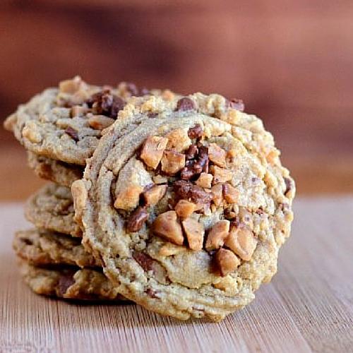 Peanut Butter Toffee Cookie Recipe