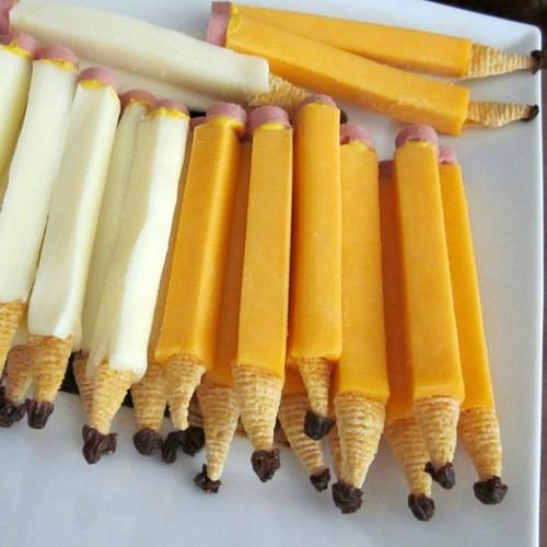 String Cheese Pencils