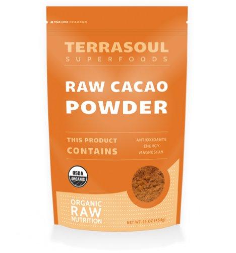 Terrasoul Superfoods Raw Cacao Powder (Organic), 16-ounce