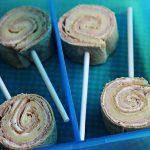 Tortilla Pinwheel Lollipops
