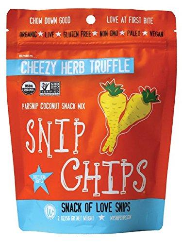 Wonderfully Raw Snip Coconut Chips - Cheezy Herb Truffle - 2 oz