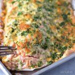 Baked Salmon With Parmesan Herb Crust Recipe