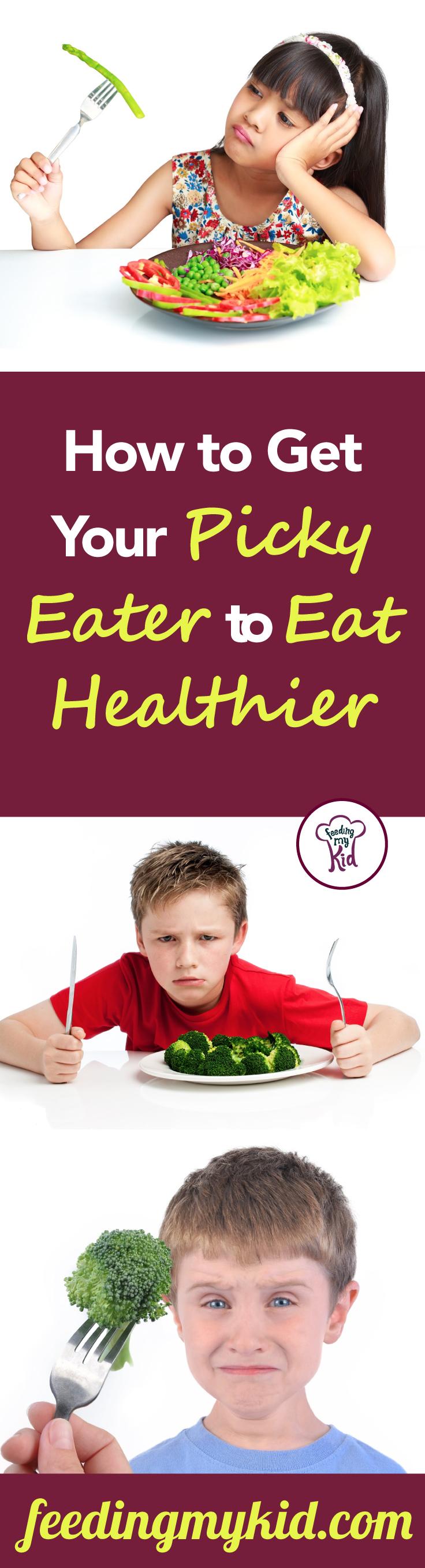 How to Get Your Picky Eater to Eat Healthier - When it comes to picky eating there are a number of ways to combat it. These methods require a lifestyle change. So get started today by planting a garden, cooking with your kids or creating healthy pre-made snacks! You won’t regret it! Read more here! 