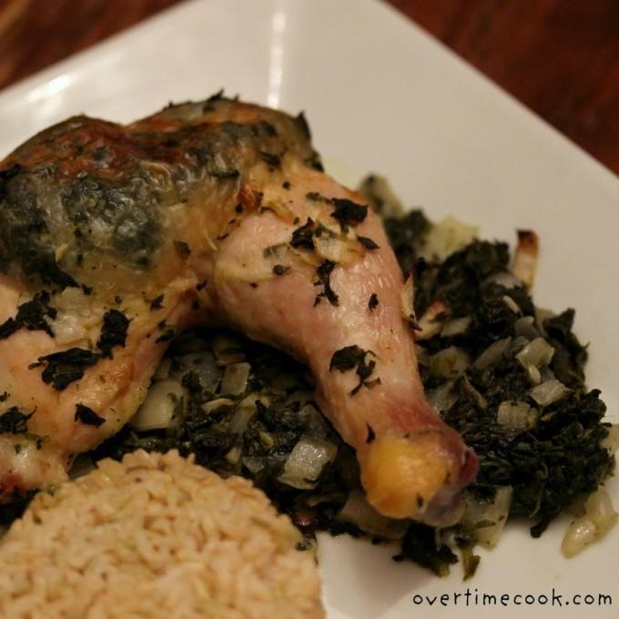 Spinach Stuffed Roasted Chicken