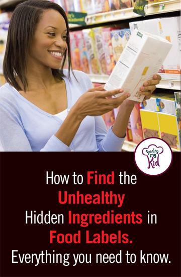 How to Find the Unhealthy Hidden Ingredients in Food Labels. Everything you need to know. - Reading food labels can be hard if you don't know what you are looking for. We know just how complicated looking at a food label can be. There are tons of numbers and percentages that can confuse even the most math literate of adults. So how can we expect our children to read and understand these?