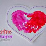 Valentine Handprint Craft