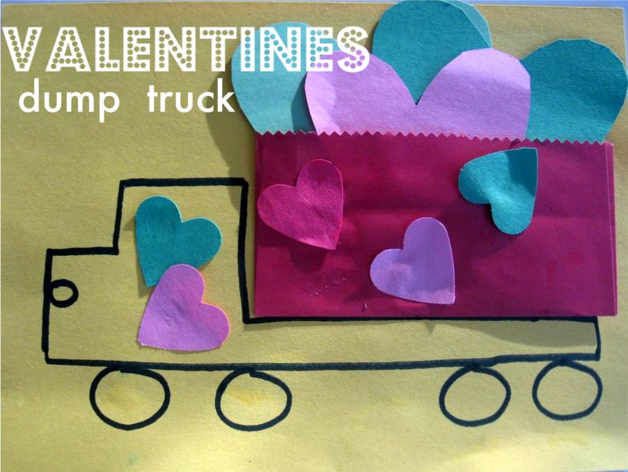 Valentine’S Day Truck Craft