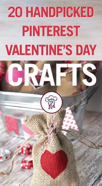 20 Handpicked Pinterest Valentine's Day Crafts - Not too sure what to do for Valentine's Day with your kids? This Valentine's Day, why don't you do arts and crafts with your kids! From valentine's day wind chimes to a little minion.
