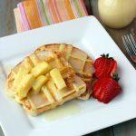Waffle French Toast With Coconut Buttermilk Syrup