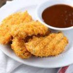 BBQ Potato Chip Crusted Chicken Tenders