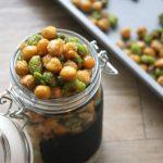 Cripsy Chickpea And Edamame Oven Snack