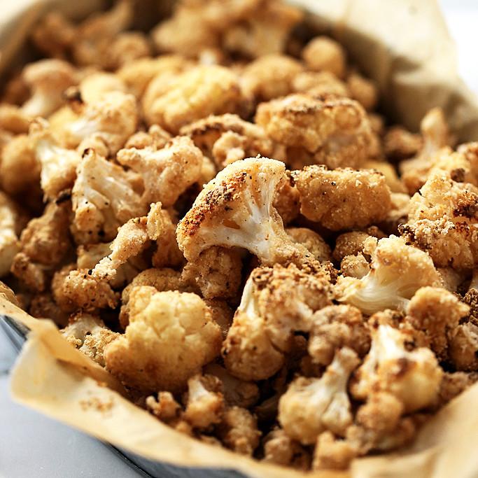 Crispy Sea Salt And Vinegar Cauliflower Popcorn