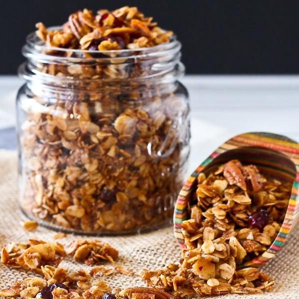 Easy Granola Recipe With Pecans And Cranberries