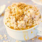 Healthy Slow Cooker Salted Caramel Oatmeal