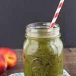 Peachy Green Monster Smoothie
