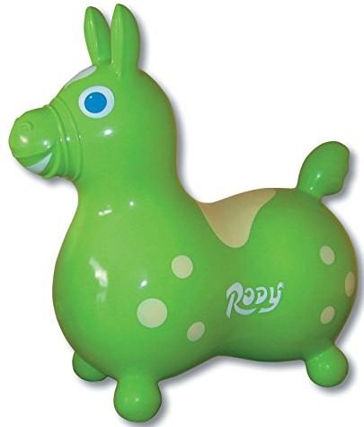 Rody The Horse Child's Bounce And Ride, Lime Green