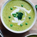 Spring Pea And Broccoli Soup
