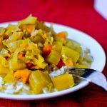 Sweet And Spicy Veggie Curry For Crock Pot