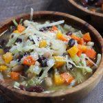 Three Bean Country Cabbage Vegetable Soup