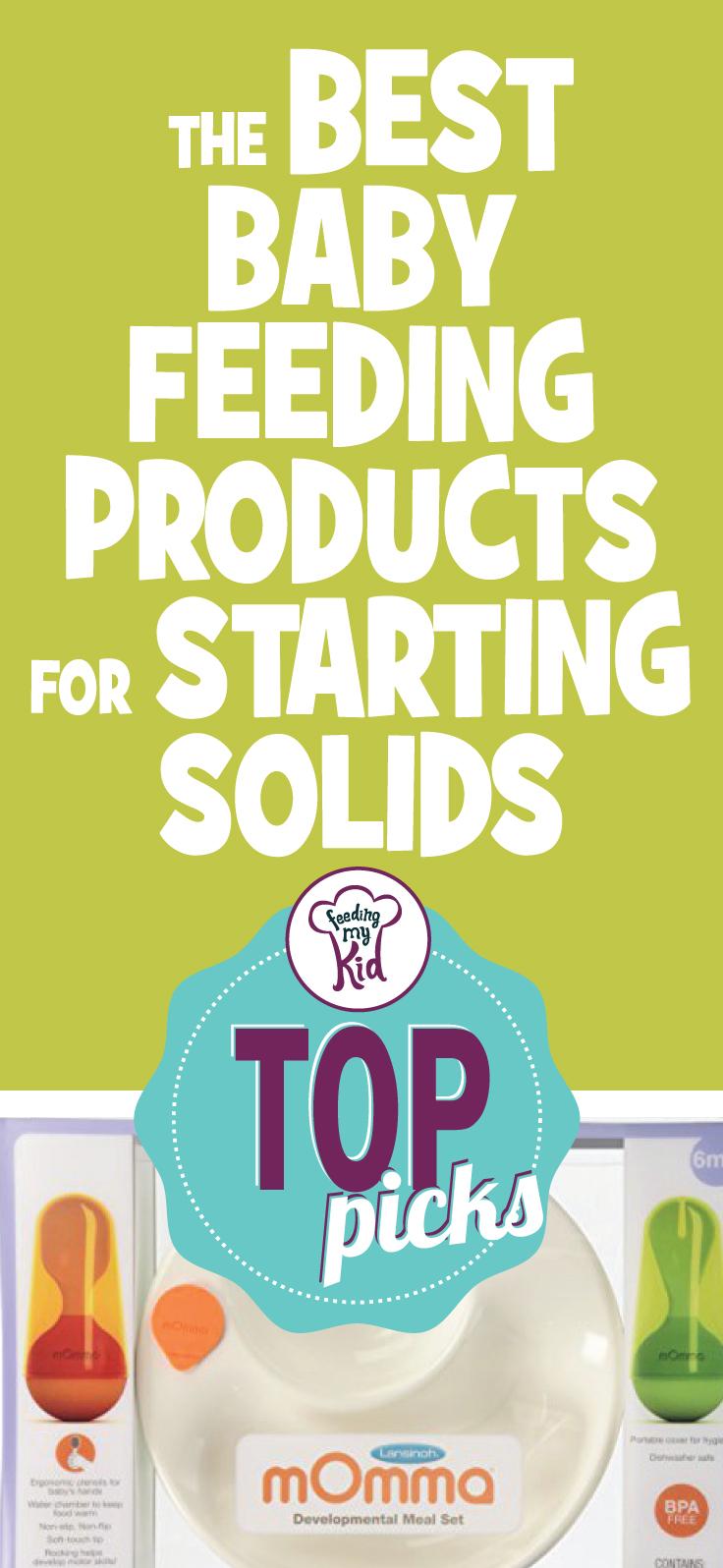 Top Picks: The Best Baby Feeding Products For Starting Solids - This is a must Pin! From flap gerber cereal rice to a munchkin fresh food feeder; these products are here to help you feed your kid. This is a must pin! #fmk #feedingsolids #introducingsolids #babyfeeding 