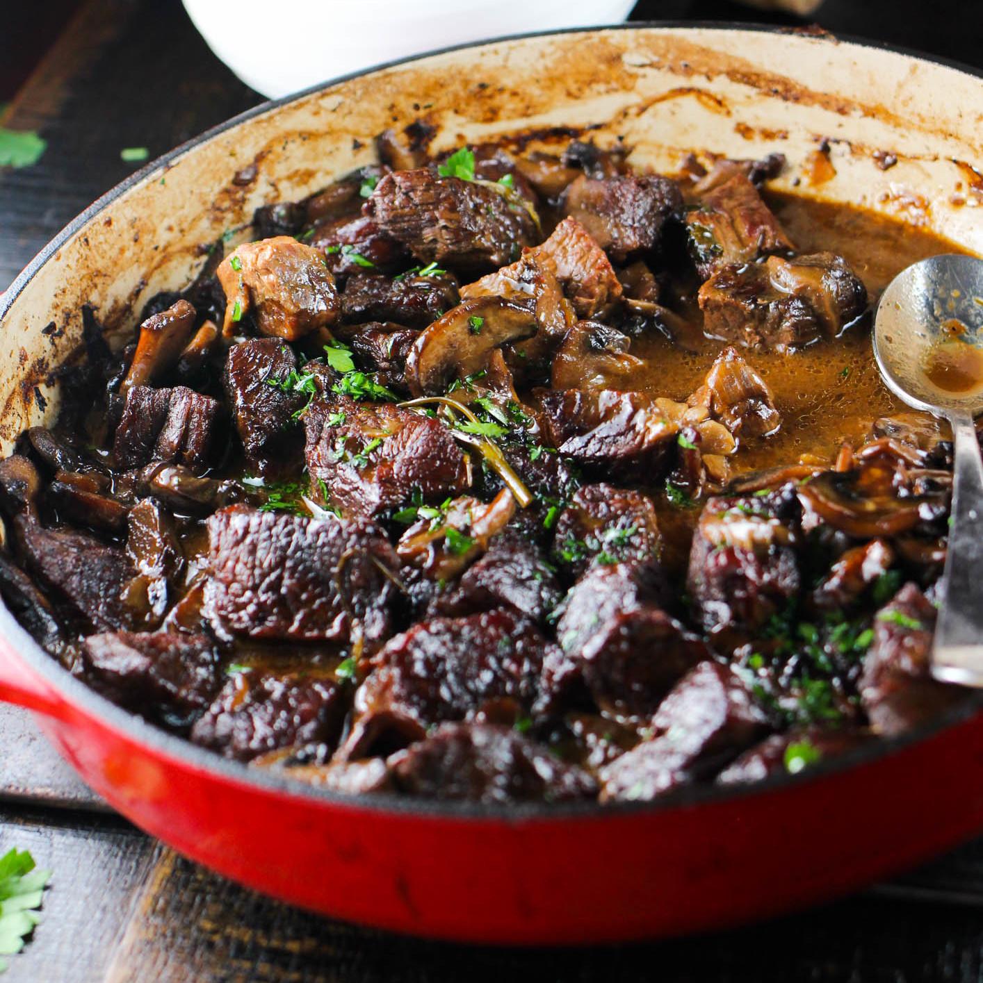 Wild Mushroom And Beef Stew