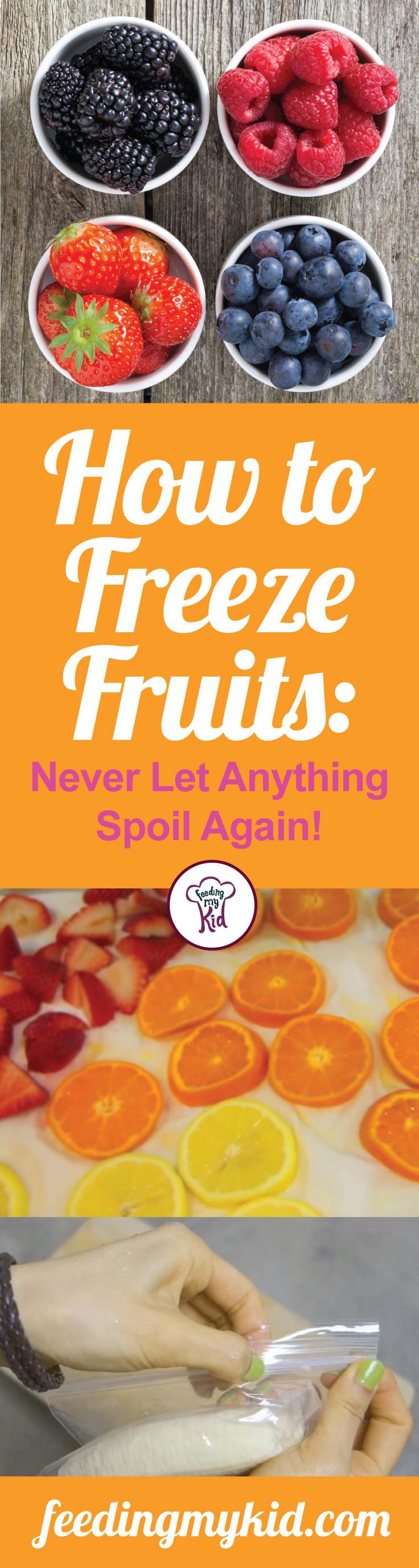 how to freeze fruit 